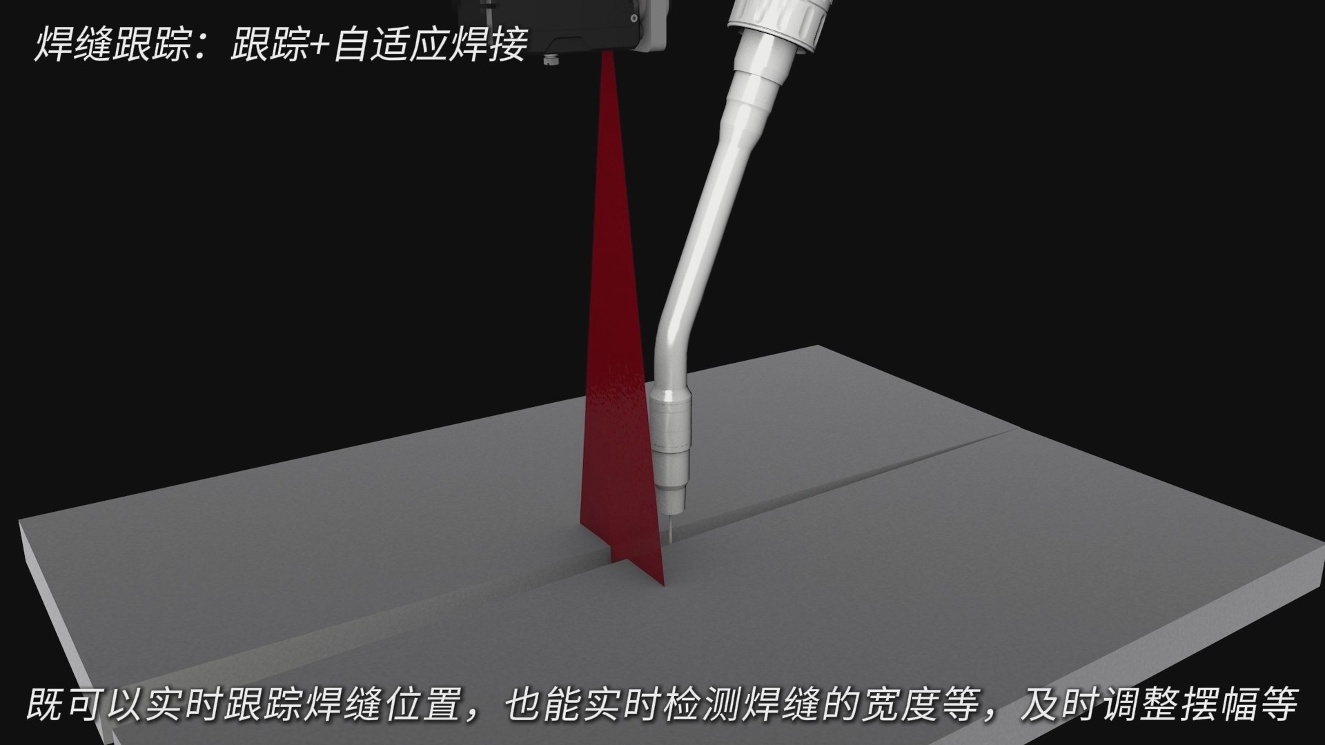 創(chuàng)想智控焊縫跟蹤系統(tǒng)在多層多道自適應(yīng)焊接的解決方案
